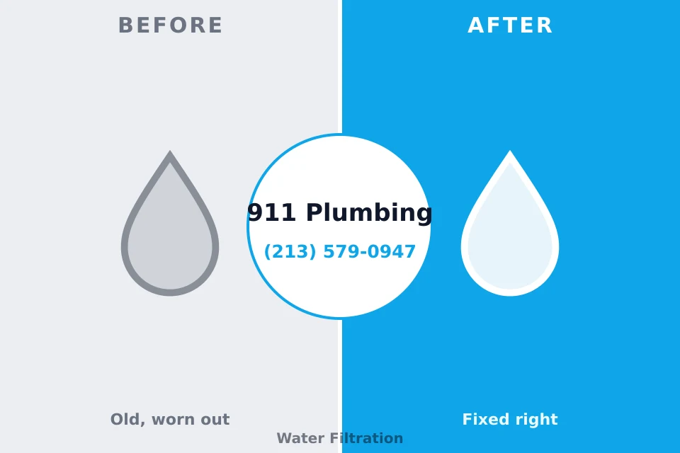 Before and after: plumbing company Summit, WA